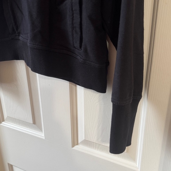 Free People Black Quarter-Zip Sweatshirt - Picture 5 of 8